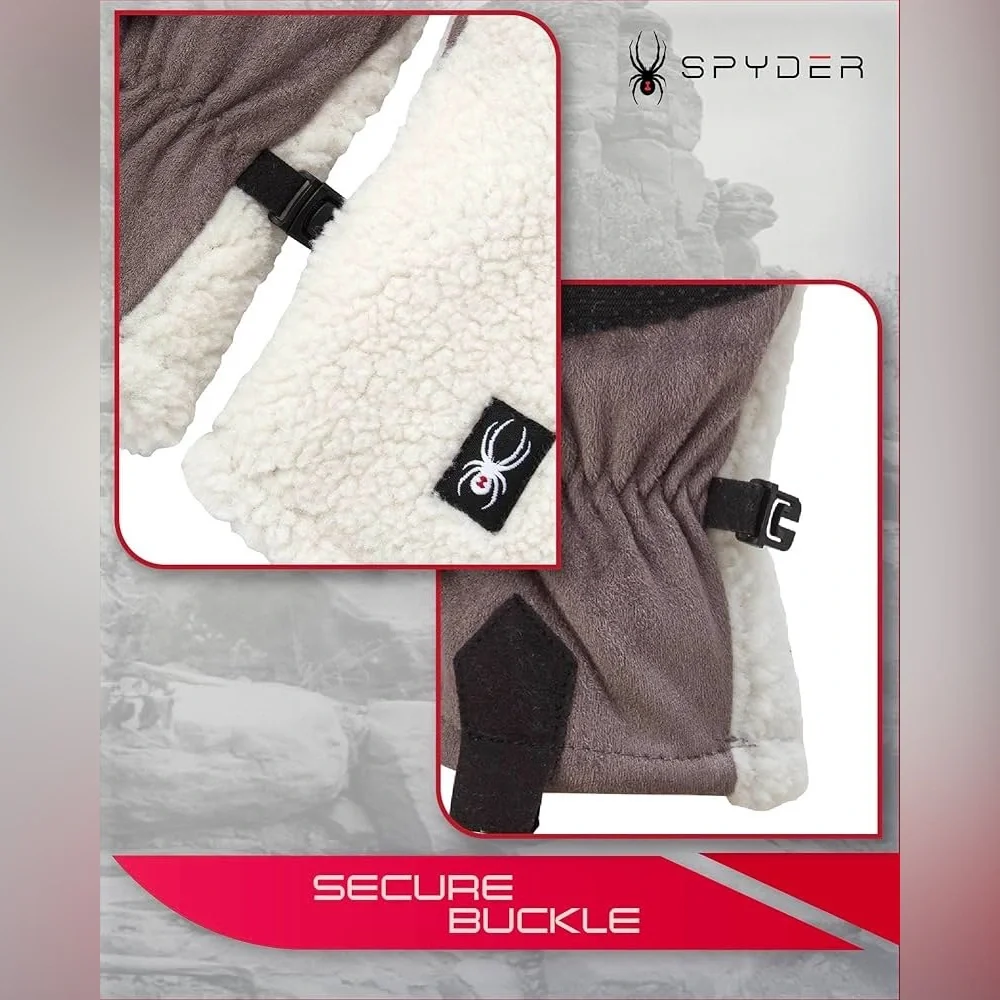 SPYDER women’s Warm Sherpa Fleece Gloves